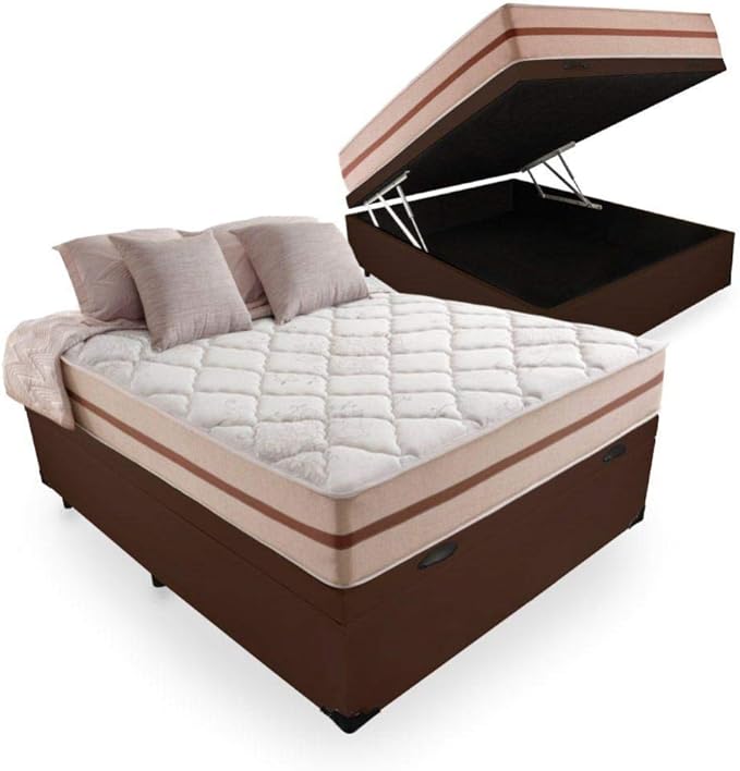 4) Prime Colchões / Anjos – Cama Box com Baú