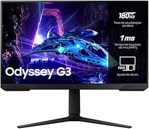 2º Lugar — Samsung Odyssey G3 (180Hz e Recursos Extras Para Gamers)