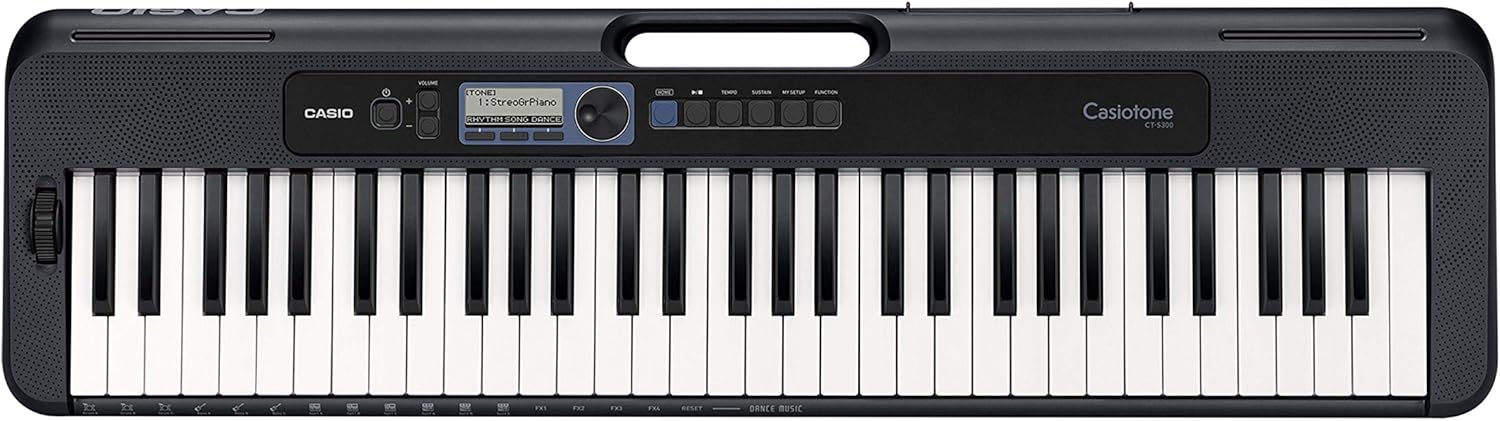 3) Casio Casiotone CT-S300 — Compacto, moderno e poderoso