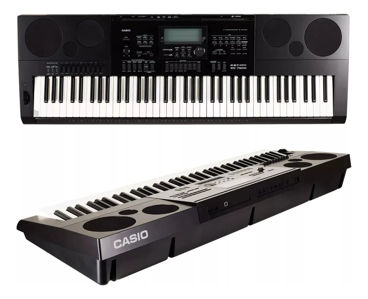 2) Casio WK-7600 — A estação completa para produção musical