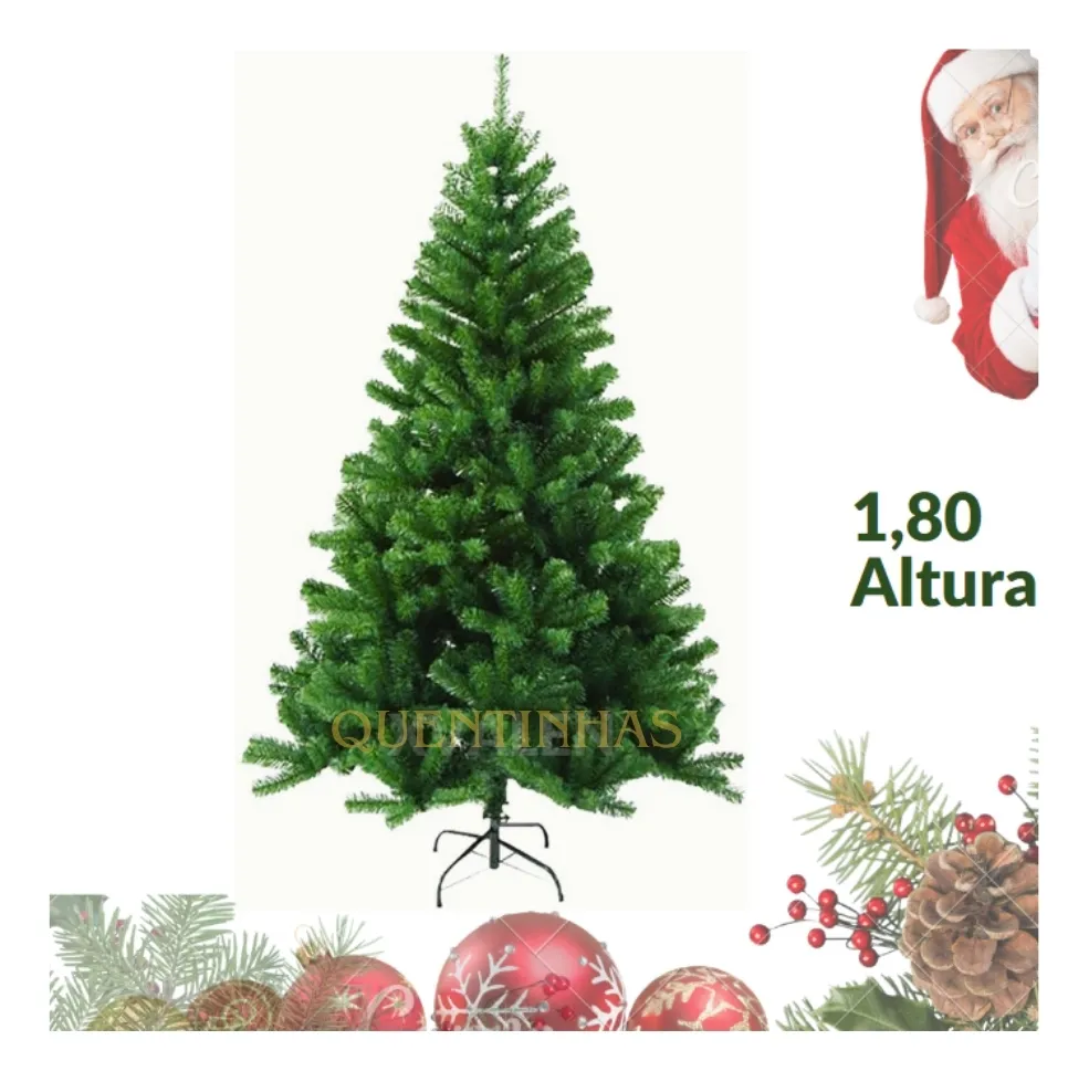 4) Árvore Anita 1,80 m — Ótima opção intermediária com boa presença