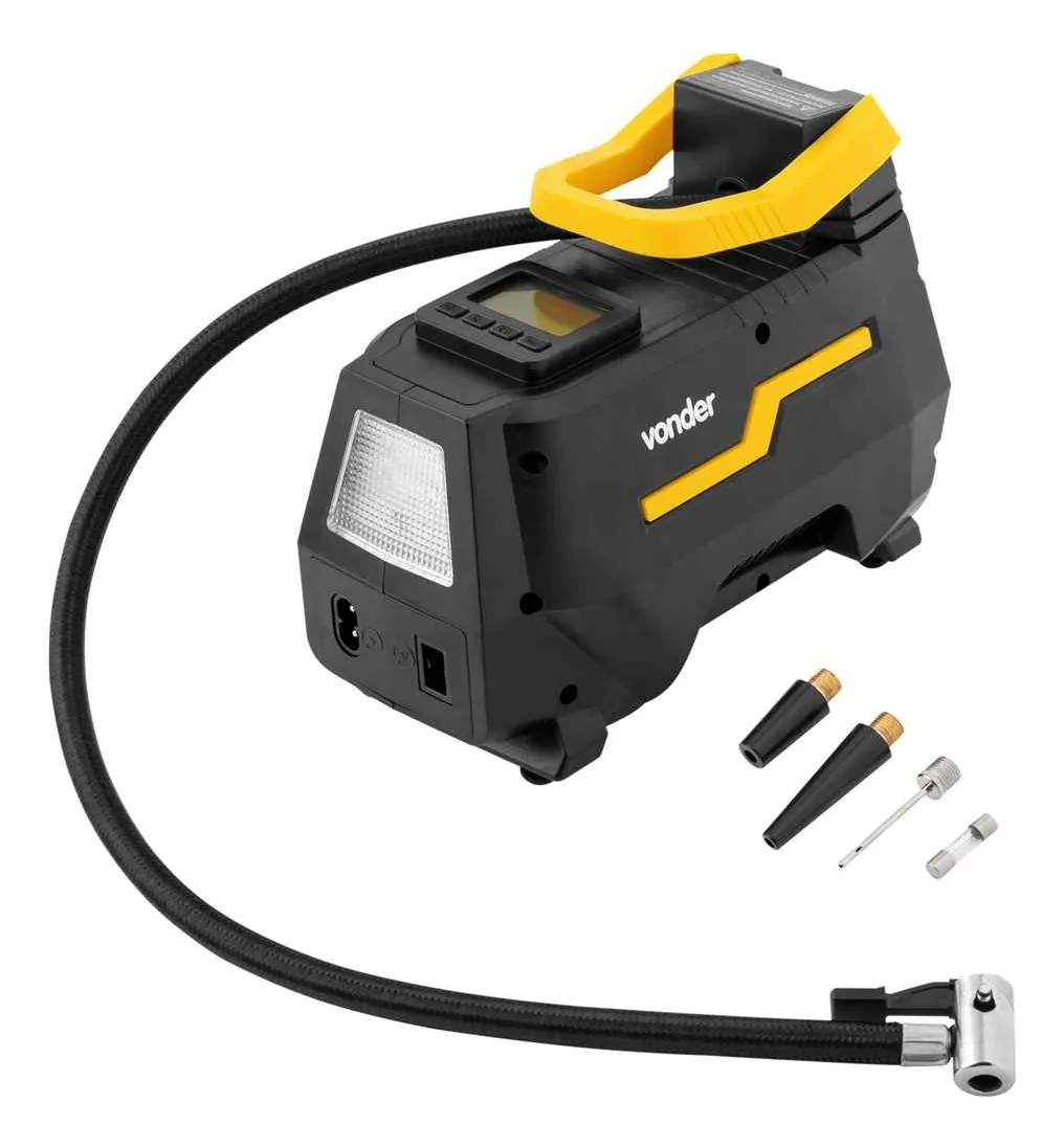 1) Compressor de Ar Automotivo CAV 150 Vonder – Display Digital e 22 L/min
