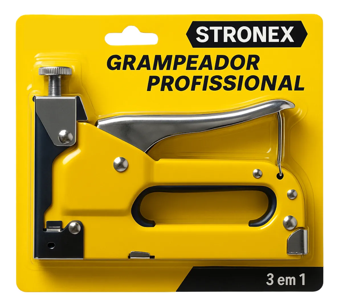 3) Grampeador Tapeceiro Profissional – STRONEX