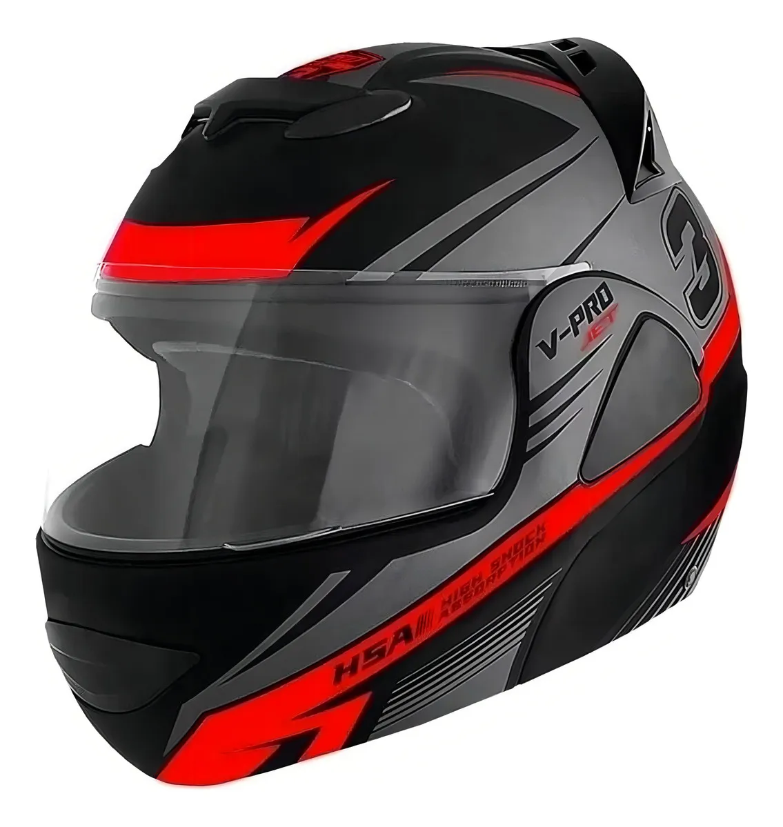 4) Capacete V-Pro Jet 3 PRO TORK