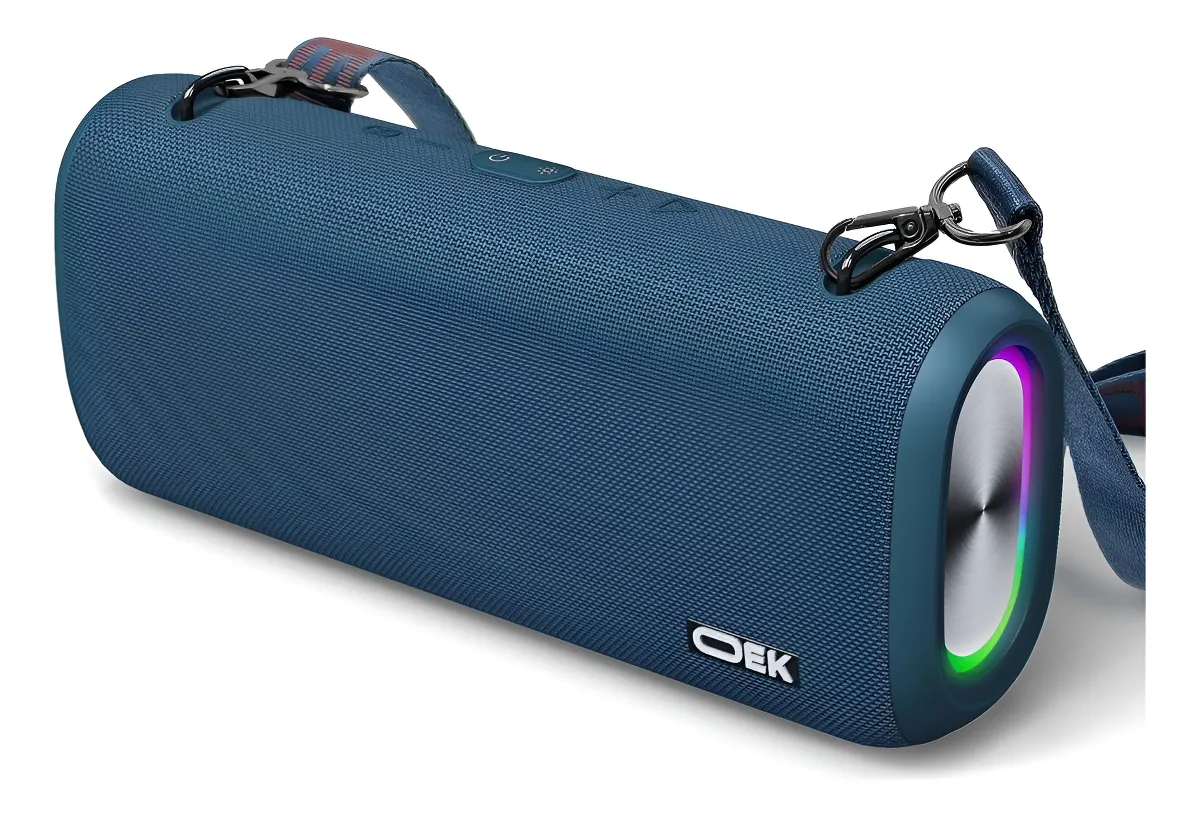 Caixa De Som Portatil Bluetooth 5.0 Dr-107 60w Usb Micro Sd