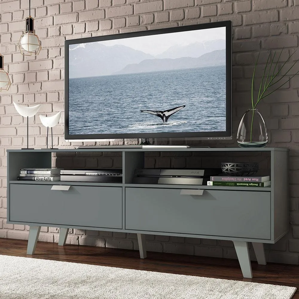5º Lugar – Rack para TV até 55” Oslo com 2 Portas – Madesa