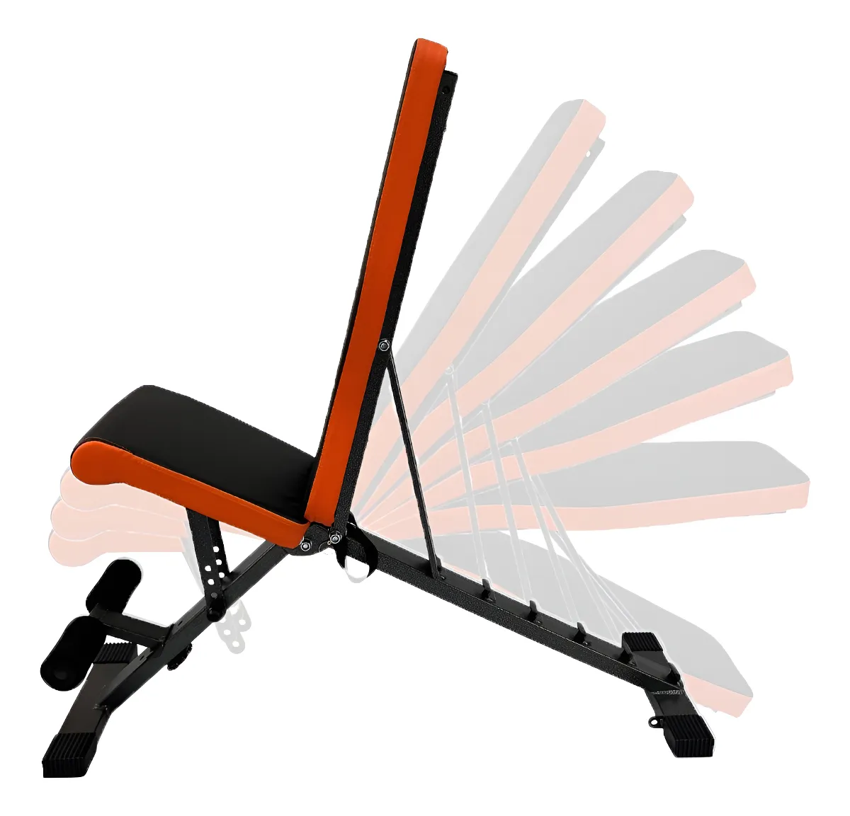 1. Banco Supino Regulável – Reto, Inclinado e Declinado YANGFIT