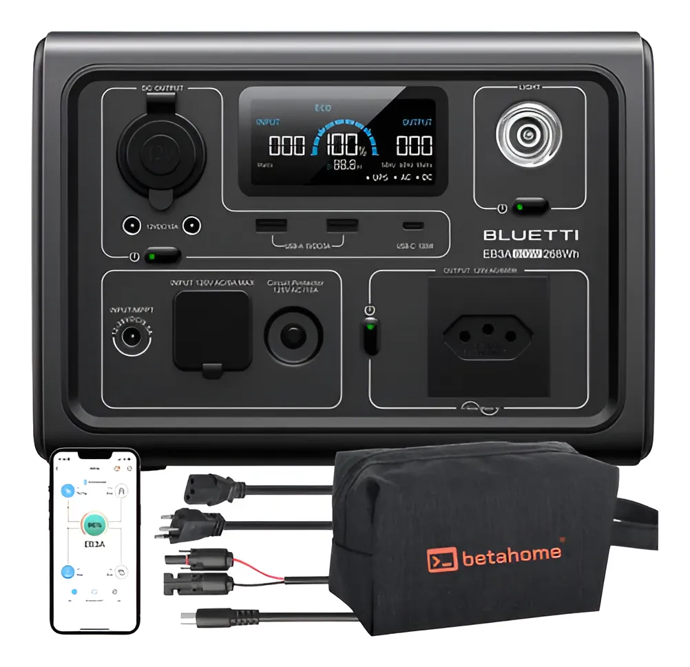 4º Lugar – Bluetti EB3A (Gerador de Energia Solar)