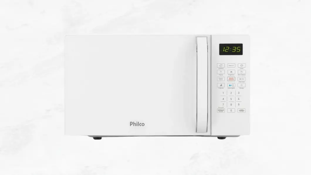 Micro-ondas Philco 20L PMO23BB Branco é bom? Análise completa, preço, ficha técnica e se vale a pena