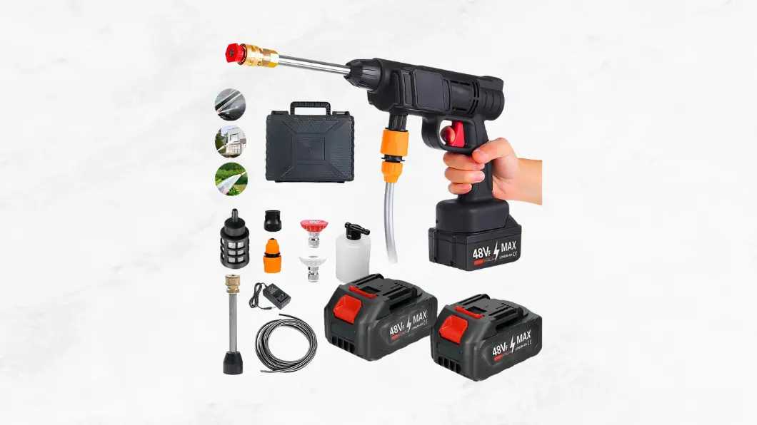 Lavadora A Jato De Alta Pressão Portátil Recarregável é boa? Análise completa, preço e ficha técnica