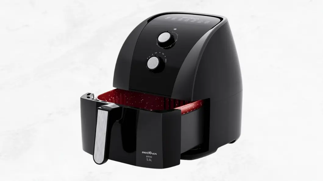 Air Fryer Britânia 5,5L Antiaderente Redstone 1500W BFR50 é boa?