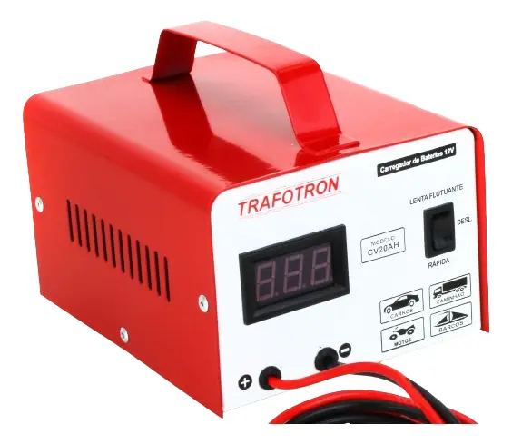 4) Carregador de Baterias 12V Trafotron CV20AH