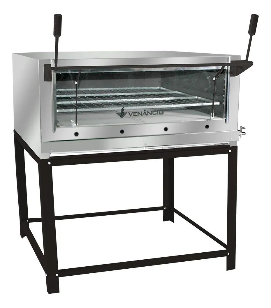 2) Forno de Lastro Roma Gás Inox VENÂNCIO – 129,6L