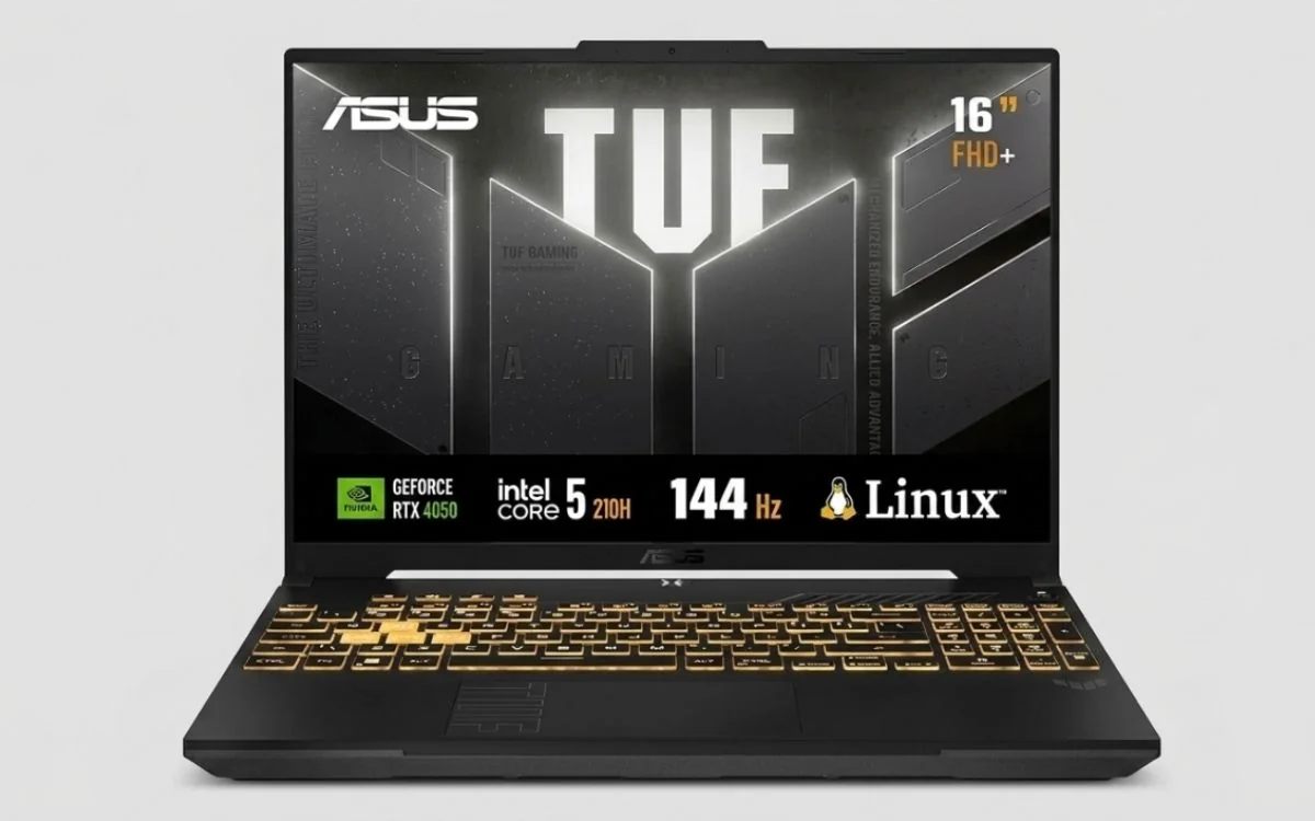 Asus TUF F16 Core Ultra 5 210H RTX 4050 é bom? Review Completo