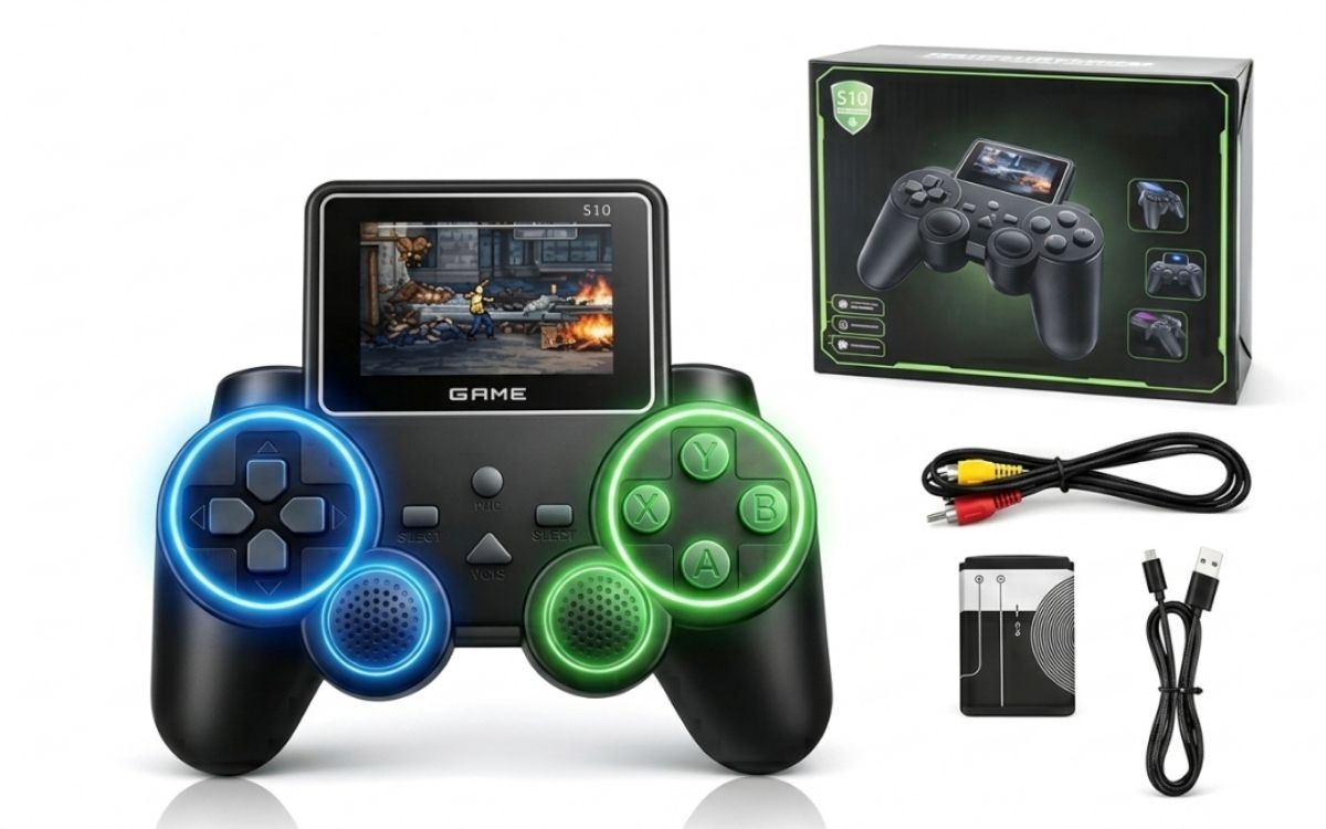 Console Portátil S10 é bom? Review Completo