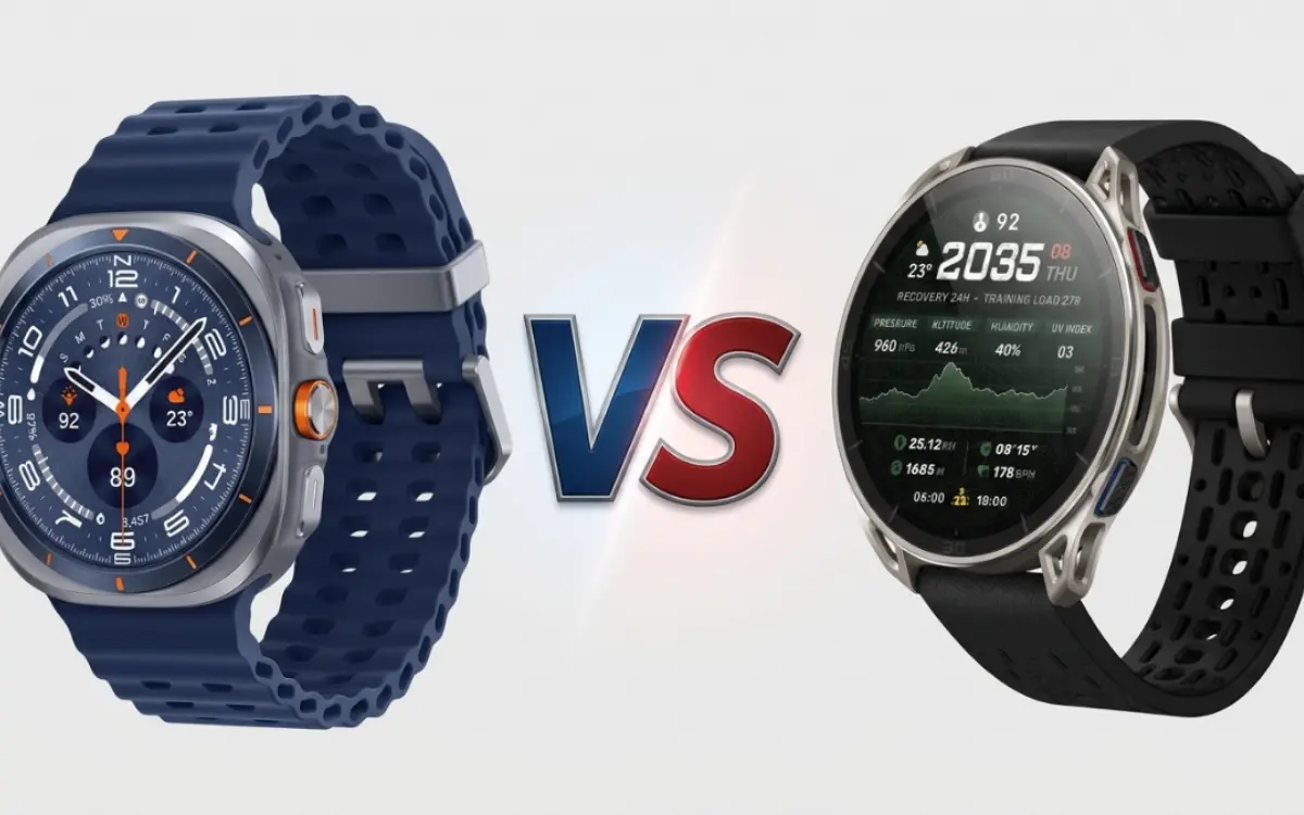 Galaxy Watch Ultra 25 vs Amazfit Cheetah 2 Ultra: Qual é o melhor smartwatch robusto em 2026?