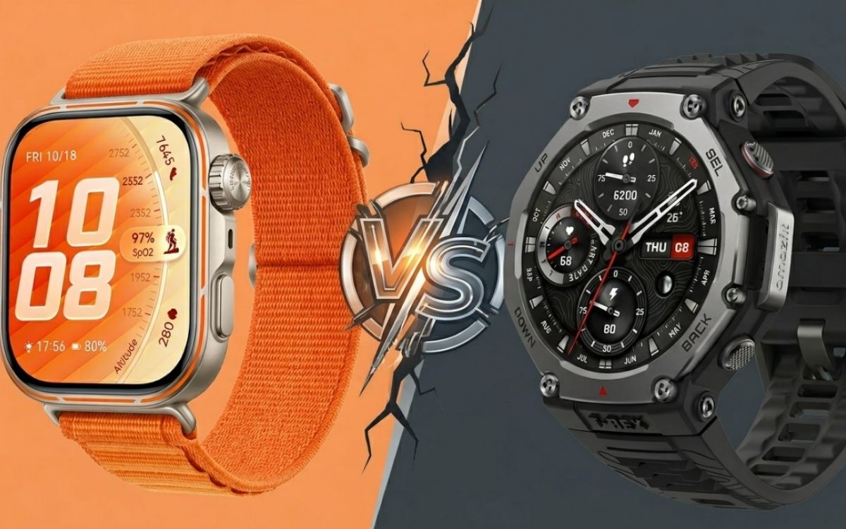 Huawei Watch Fit 5 Pro vs Amazfit T-Rex 3: O Duelo Entre Elegância e Resistência Extrema