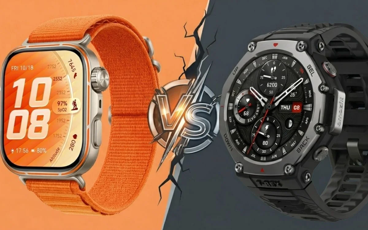 Huawei Watch Fit 5 Pro vs Amazfit T-Rex 3: O Duelo Entre Elegância e Resistência Extrema