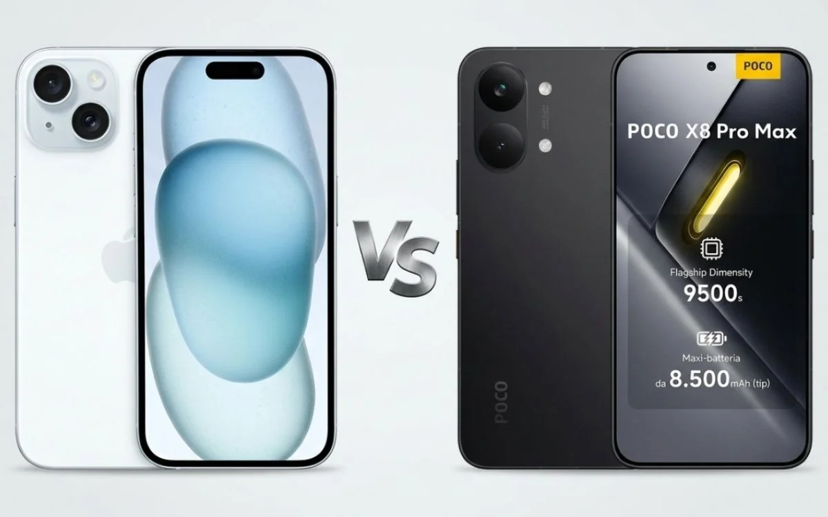 iPhone 15 vs Poco X8 Pro Max: Qual Escolher em 2026?
