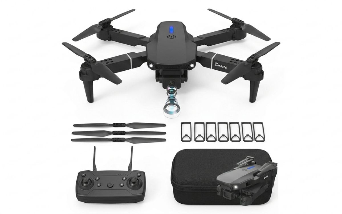 Mini Drone E88 é bom? Vale a pena? Review Completo