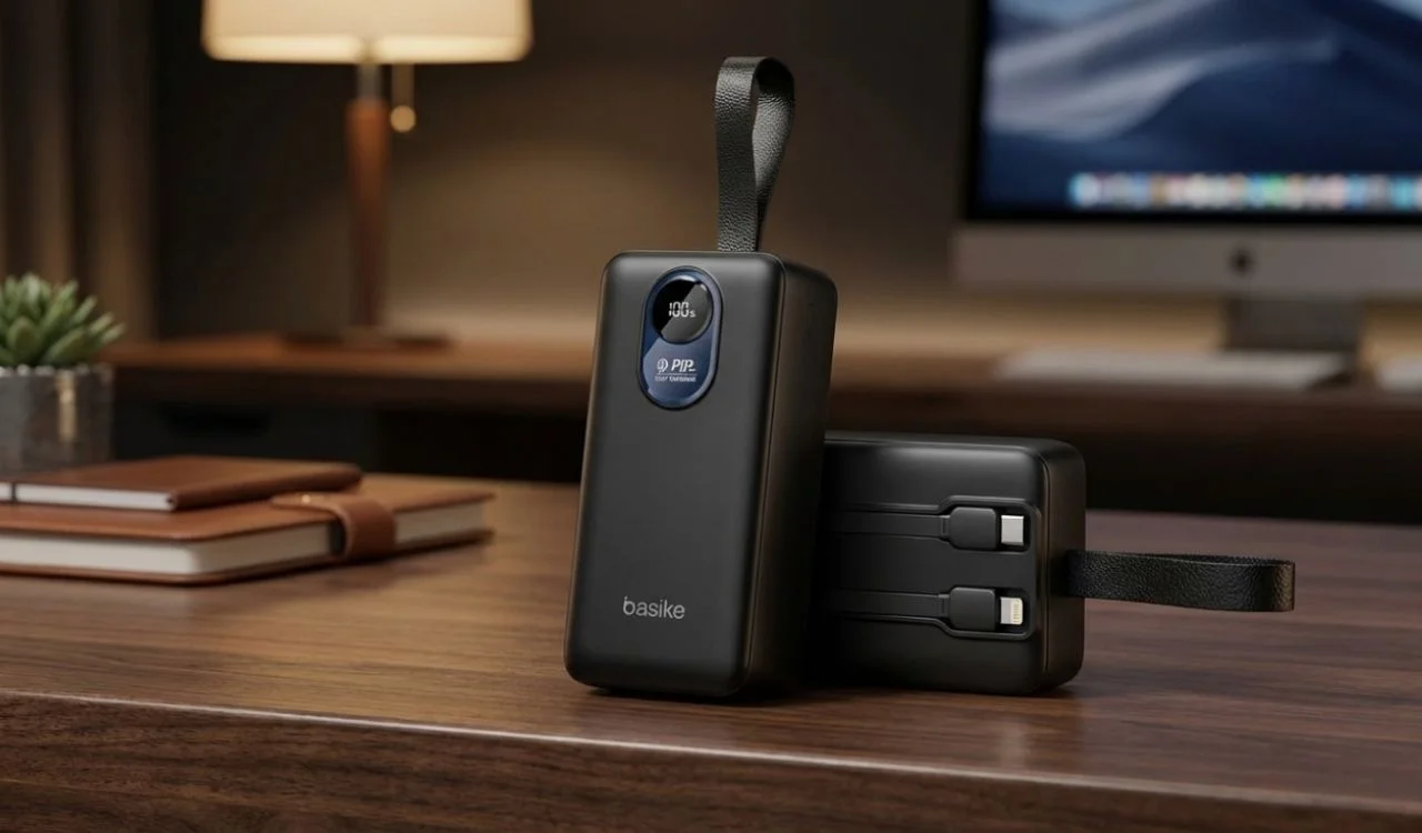 Power Bank Basike de alta capacidade perfeito para quem vive na correria