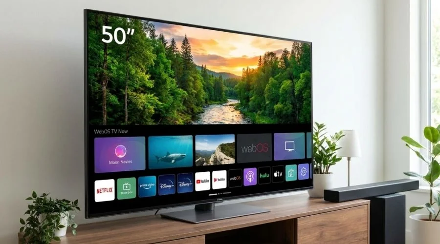 Smart TV LG QNED 50″ despenca 39%: modelo premium entra em até 10x sem juros