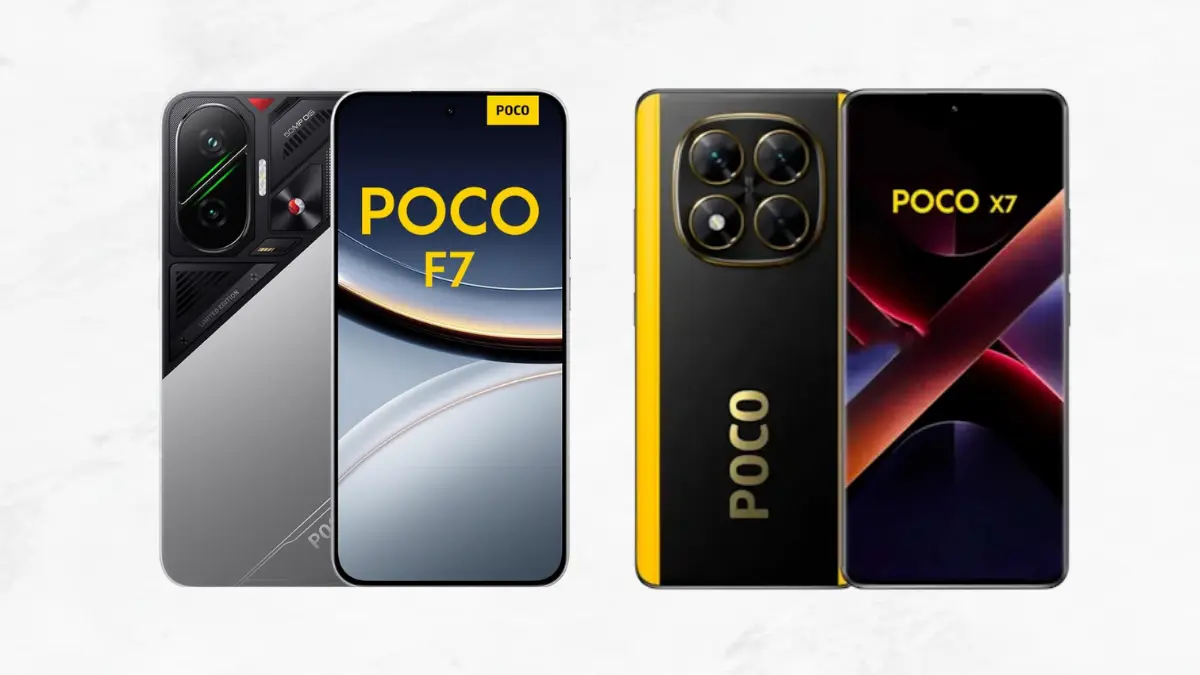 Poco F7 vs Poco X7 Comparativo Completo